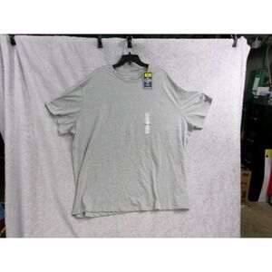 RoundTree & Yorke Big Men's Cloud Crew Gray T Shirt Crew Neck Short Sleeve 3XLT